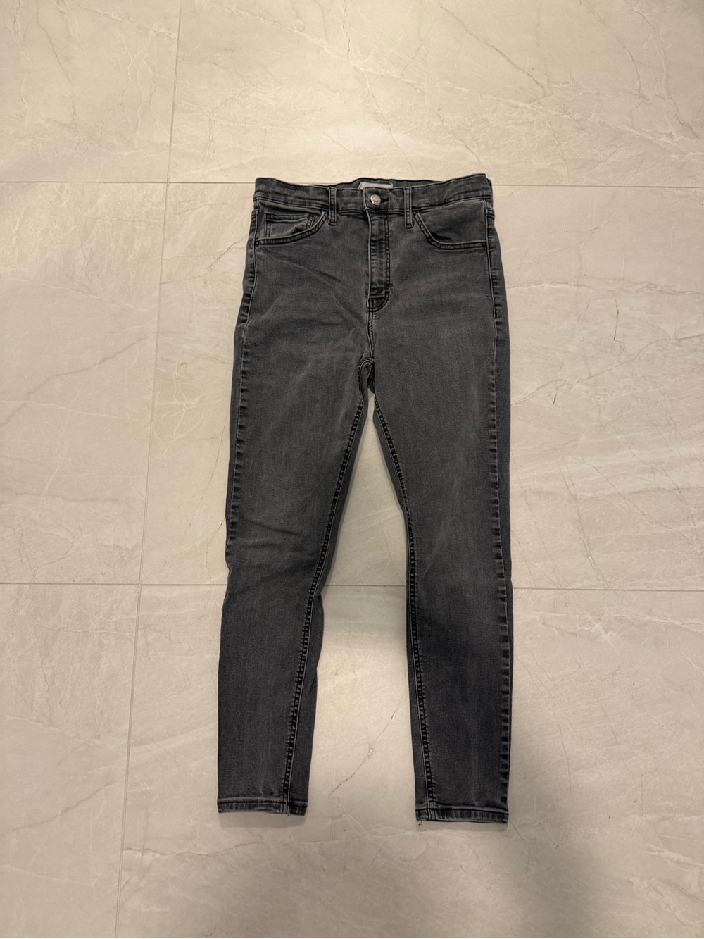 Women’s High-Rise Skinny Jeans - Gray